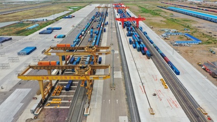 創新高！我國最大陸路口岸鐵路半年貨運進出口量突破1000萬噸